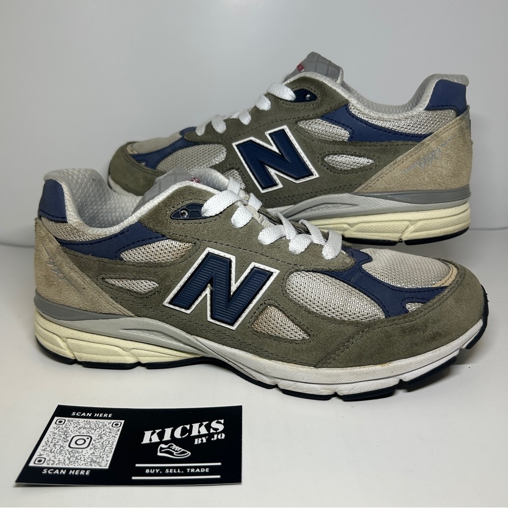 New Balance 990v3 Dark Camo Incense Olive (GS) - Size 6 OG ALL - (GC990TO3)
